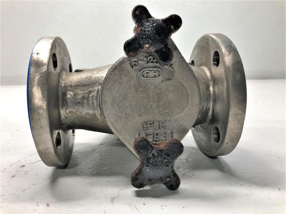 Mueller 11/2" 150 CF8M Simplex Basket Strainer, 1.5125F12501